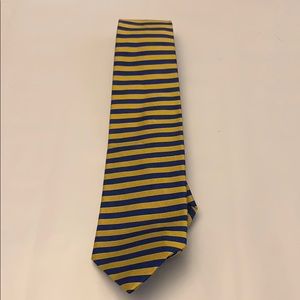 Brooks Brothers Blue and Gold Stripe Tie